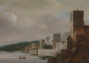 La Tamise à Westminster - Claude de Jongh
